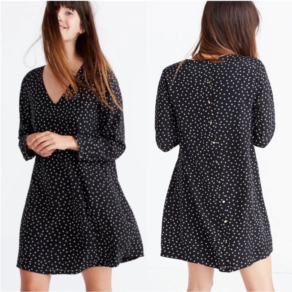 Madewell Star Patterned Shift Dress